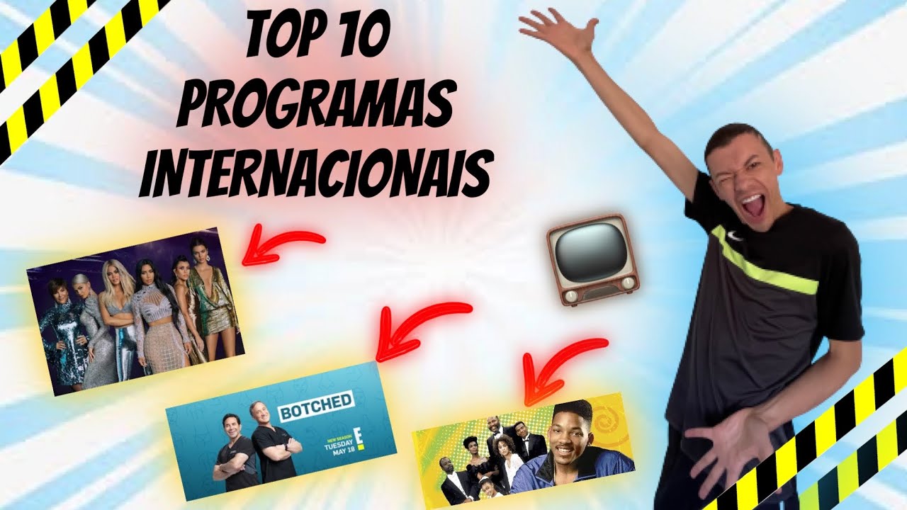 TOP 10 PROGRAMAS INTERNACIONAIS (para quarentena )
