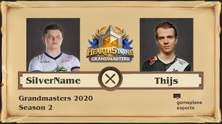 [RU] SilverName vs Thijs | Grandmasters 2020 Season 2 (28 августа 2020)