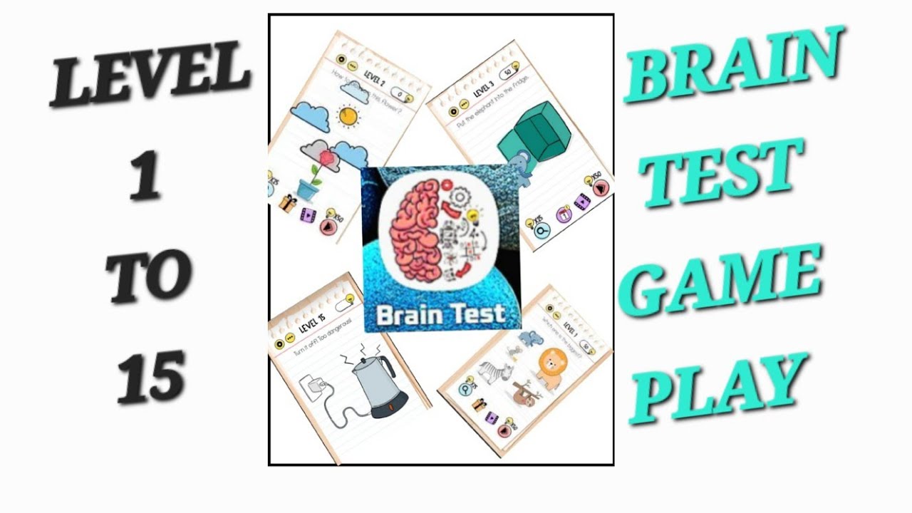 BRAIN TEST GAMEPLAY | LEVEL 1 T0 15 | SOLVEING #braintest #level1to15 # ...