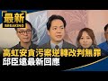 高虹安貪污案二審逆轉