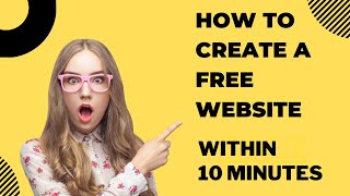 How to create a free website within 10 minutes | Wix tutorial Step by step