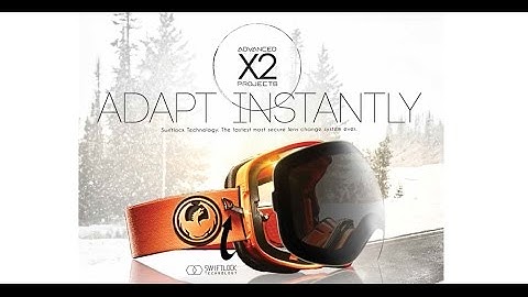 DRAGON X2 Goggles 2016 w Swiftlock Lens Technology Overview