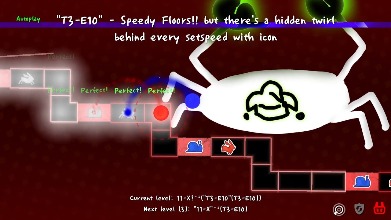 [ADOFAI Cursed] T3-EX No Hints Here! but the affected sections are separated to multiple levels