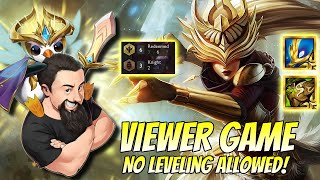 Viewer Game - No Leveling Allowed! | TFT Reckoning | Teamfight Tactics