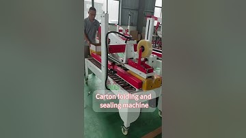 📦 Automatic Flap-Folding Carton Sealer – Fast, Efficient & Reliable!