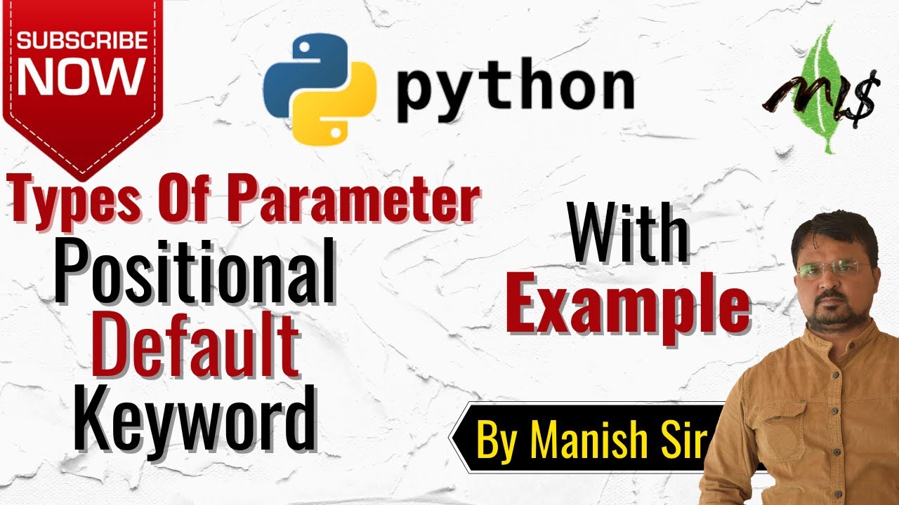 Types of parameter in function call | Passing parameters in function ...
