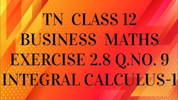 TN 12th Business maths chapter 2 exercise 2.8 question number 9