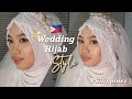 WEDDING HIJAB STYLE (Philippines) | Fatimah Tolentino