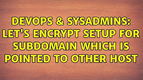 DevOps & SysAdmins: Let