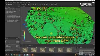 Converting DSM to DTM in Agisoft Metashape. Calculating Volume and Area in Agisoft Metashape. screenshot 4
