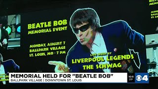 Memorial held for ‘Beatle Bob’ at Ballpark Village