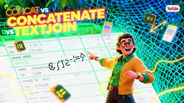👉 Excel CONCATENATE vs CONCAT vs TEXTJOIN | Easy Guide to Combine Text Like a Pro!