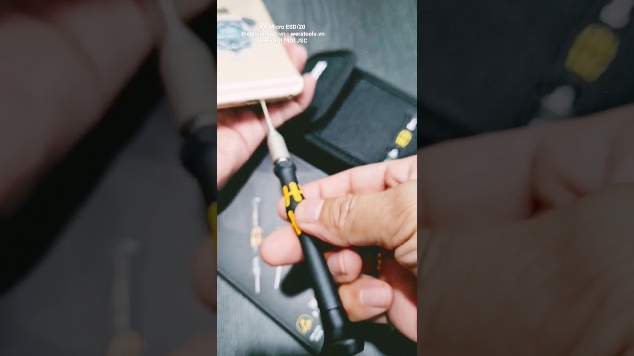 Bộ dụng cụ Wera Kraftform Kompakt Micro ESD/20 siêu nhỏ sửa chữa iPhone Apple | Wera Tools Vietnam