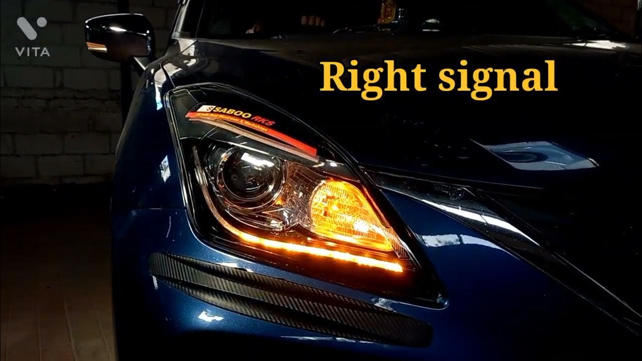 2022 NEXA BALENO DRL LIGHTS HEADLIGHTS MODIFICATION YouTube