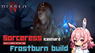 Diablo4 | แนะนำ Sorceress Frostburn build ตูมตามๆ มีมานาพอใช้ 🐰