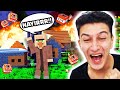 TNT İLE KÖYÜ PATLATTIM 💥 Minecraft 91