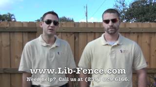 Cape Coral, Fort Myers, Naples Wood Fence Installation, Sales & Service - Liberty Fencing