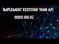 Get all info of cisco iosxe using restconf yang apis