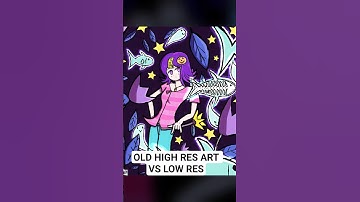 From High-Res to 1-Bit Pixel Art #pixelart #1bit #animation #oc #art #artist #digitalart #anime