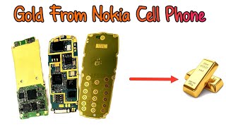 Nokia Cell Phones Gold Recovery | Recover Gold From Nokia Cell Phone Circuit Boards