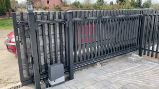 Came Bxv8 Siłownik Do Bramy Przesuwnej Nowoczesna Panelowa Brama Wjazdowa Z Automatem Na Pilota