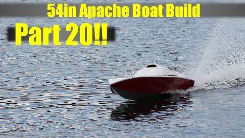 54in Rc Apache Race Boat Build Part 20 (Finale)