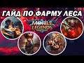 ГАЙД ПО ФАРМУ ЛЕСА! ФАРМИ БЫСТРЕЕ ВСЕХ MOBILE LEGENDS!