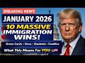 January 2026 Immigration Update  10 Massive Wins Immigrants   Faster Green Cards, Visa Bulletin Jump