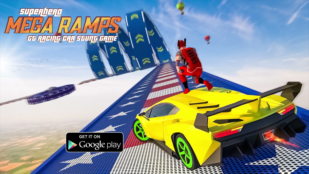 Superhero Car Race: Mega Ramp – Apps no Google Play