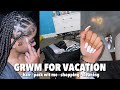 GRWM for a Vacation: Pack With Me, Shopping, Hair, Cleaning ✩ ||  AYEitsMaya