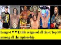wwe longest championship reigns