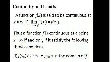 Continuity and Limits|1st Sem UG|Calicut University|Complimentary Course Mathematics-1