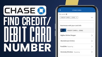 How To Find Chase Credit/Debit Card Number On Chase App 2025 (Easy!)