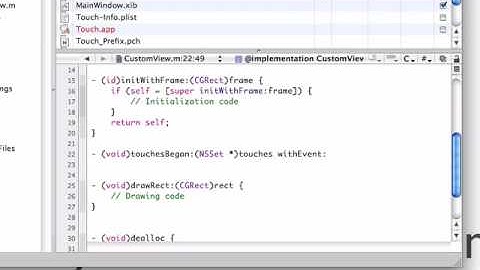 UITouch: Tracking Touches on iPhone Screen (Part 1)