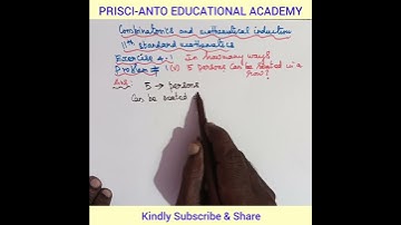 Combinatorics and Mathematical induction//11th standard maths///Exercise 4.1//Problem #6///+1 maths/