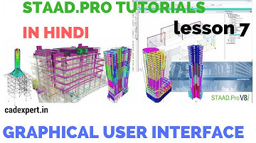 STAAD PRO TUTORIALS"GRAPHICAL USER INTERFACE"