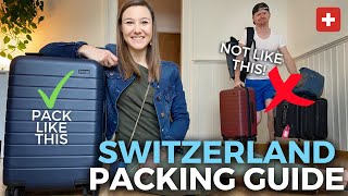 How To Pack For Switzerland in All 4 Seasons | Free Packing List, Tips &amp; Product Recommendations