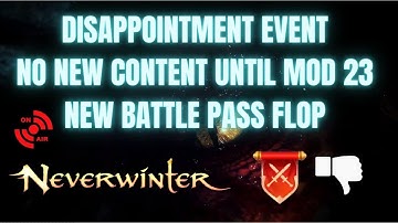 NO New Content Until Mod 23 Failed Day of The Dungeon Master Improved Rewards? Q&A Neverwinter 2022