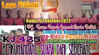 Download Lagu Juara 4 Lomba Vokal Grup KJ 425 Berkumandang Suara Dari Seberang  - Kaum Bapak Jemaat Moria Baitiri MP3