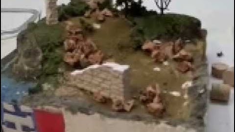 Diorama Making Tutorial: How to use cork to make rubble