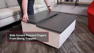 Hafele Tavoflex Lift-Up Table Top Fitting by KitchenSource.com