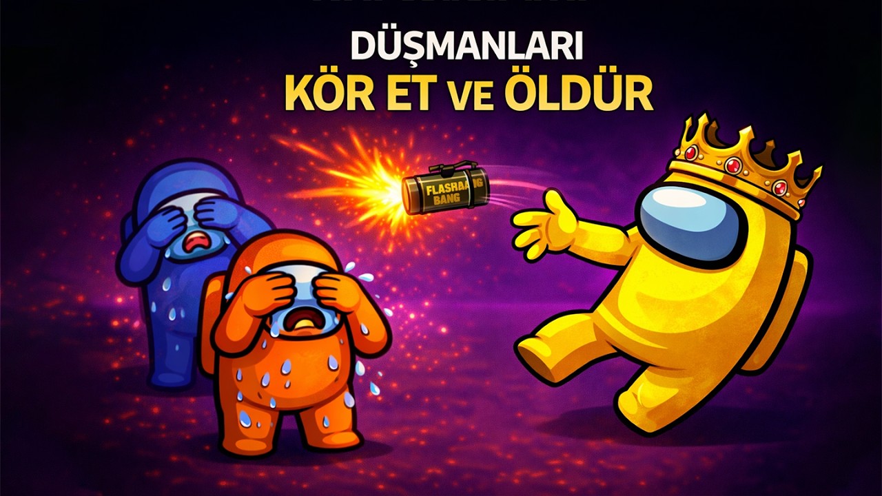 ÖNCE HER KESİ KÖR ETTİM SONRA TEKER TEKER ÖLDÜRDÜM! | AMONG US