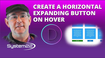Divi Theme Create A Horizontal Expanding Button On Hover 👍👈👍