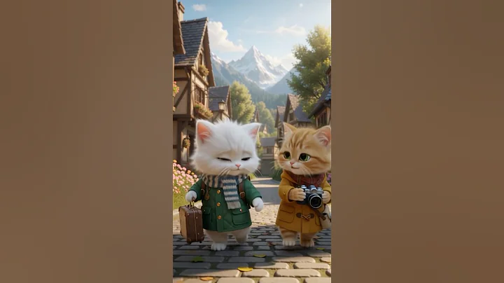 Watch the video about Two Cute Cats Say Goodbye 🐱✈️ | Adorable Travel Moments |Cute Cat Short Video #funny#cat #catshorts