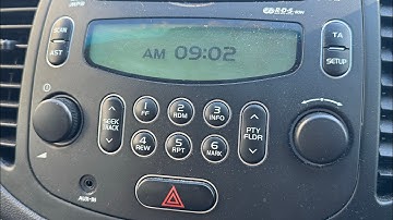 Hyundai i10 Clock setting