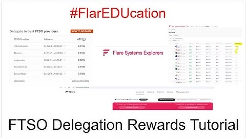 Flare Network  Choosing the best FTSO to Maximize APY % Rewards Weekly