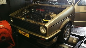 120kws 215nm vw mk1 golf 2l 8v cam branch exhaust std dicktator tune