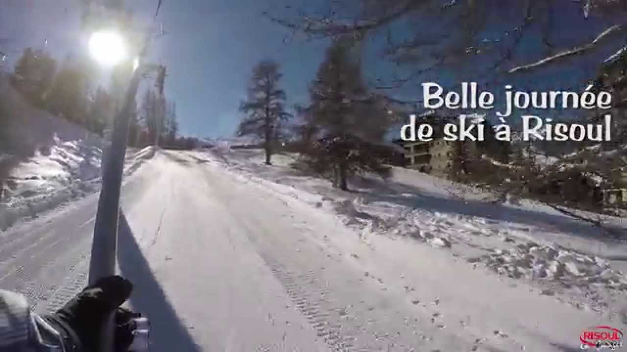 Belle journée au ski à Risoul 1850