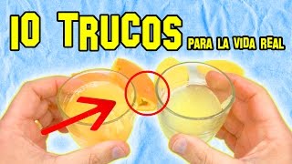 10 trucos para la vida real que no conocías - experimentos caseros - llegaexperimentos