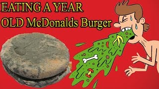 Eating Year Old McDonalds Burger (WARNING VOMIT)